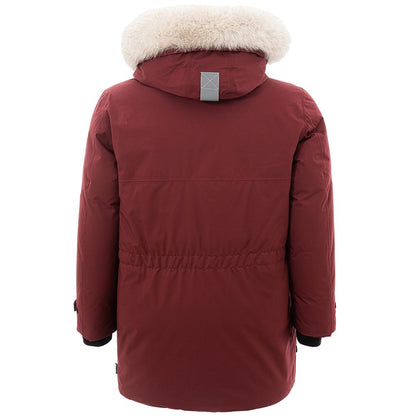 Chaqueta elegante de poliéster burdeos Peuterey para hombre