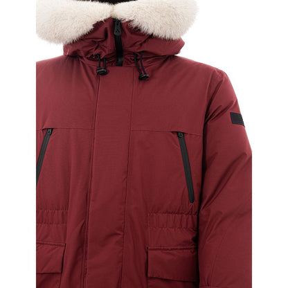 Chaqueta elegante de poliéster burdeos Peuterey para hombre