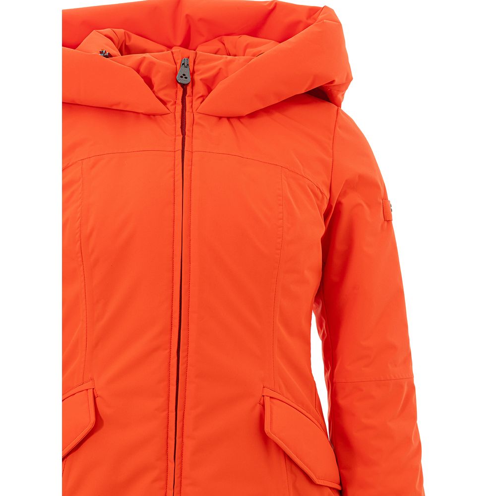 Chaqueta elegante de poliéster color naranja Peuterey para mujer