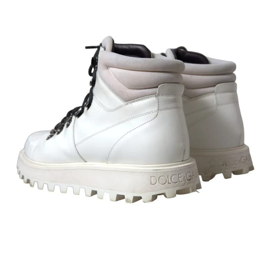 Botines de trekking Vulcano blancos de Dolce &amp; Gabbana para hombre