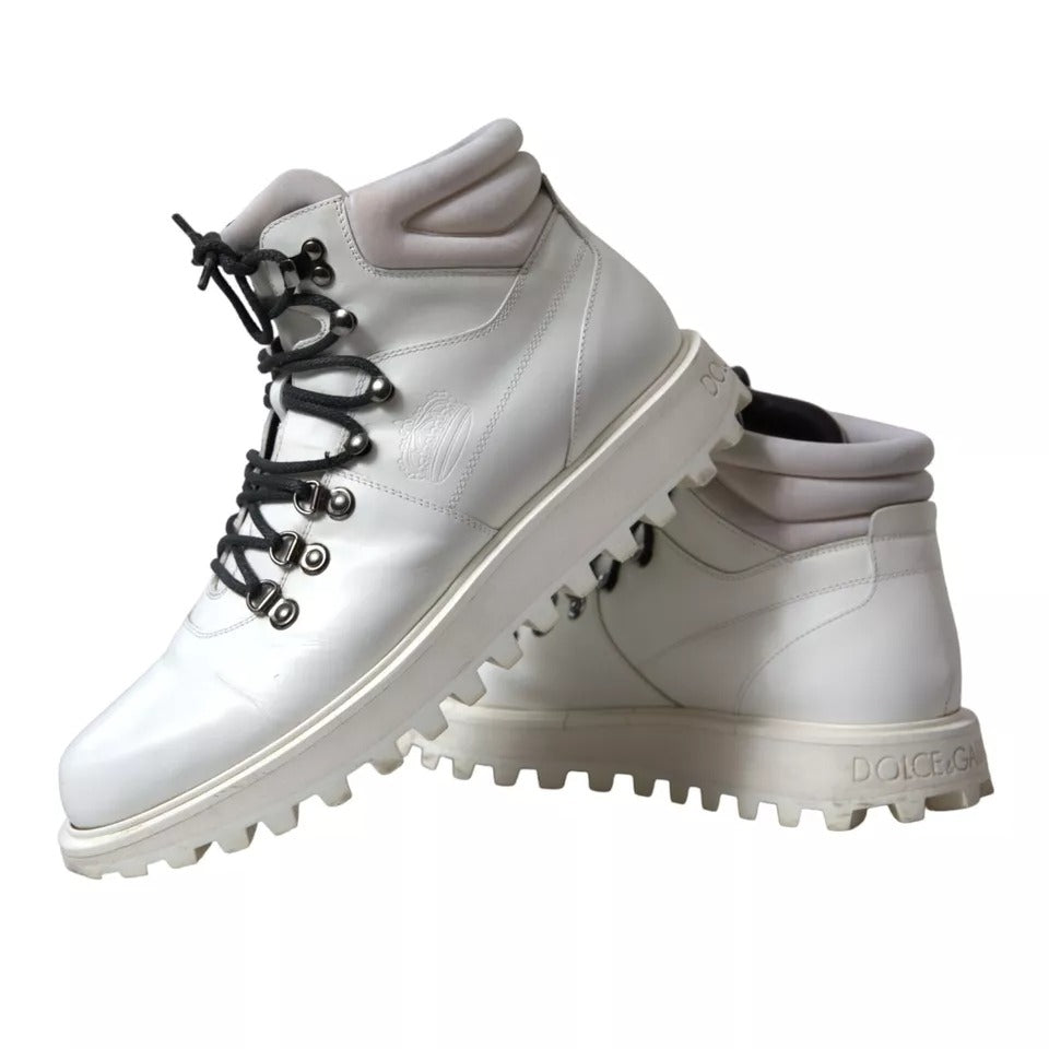 Botines de trekking Vulcano blancos de Dolce &amp; Gabbana para hombre