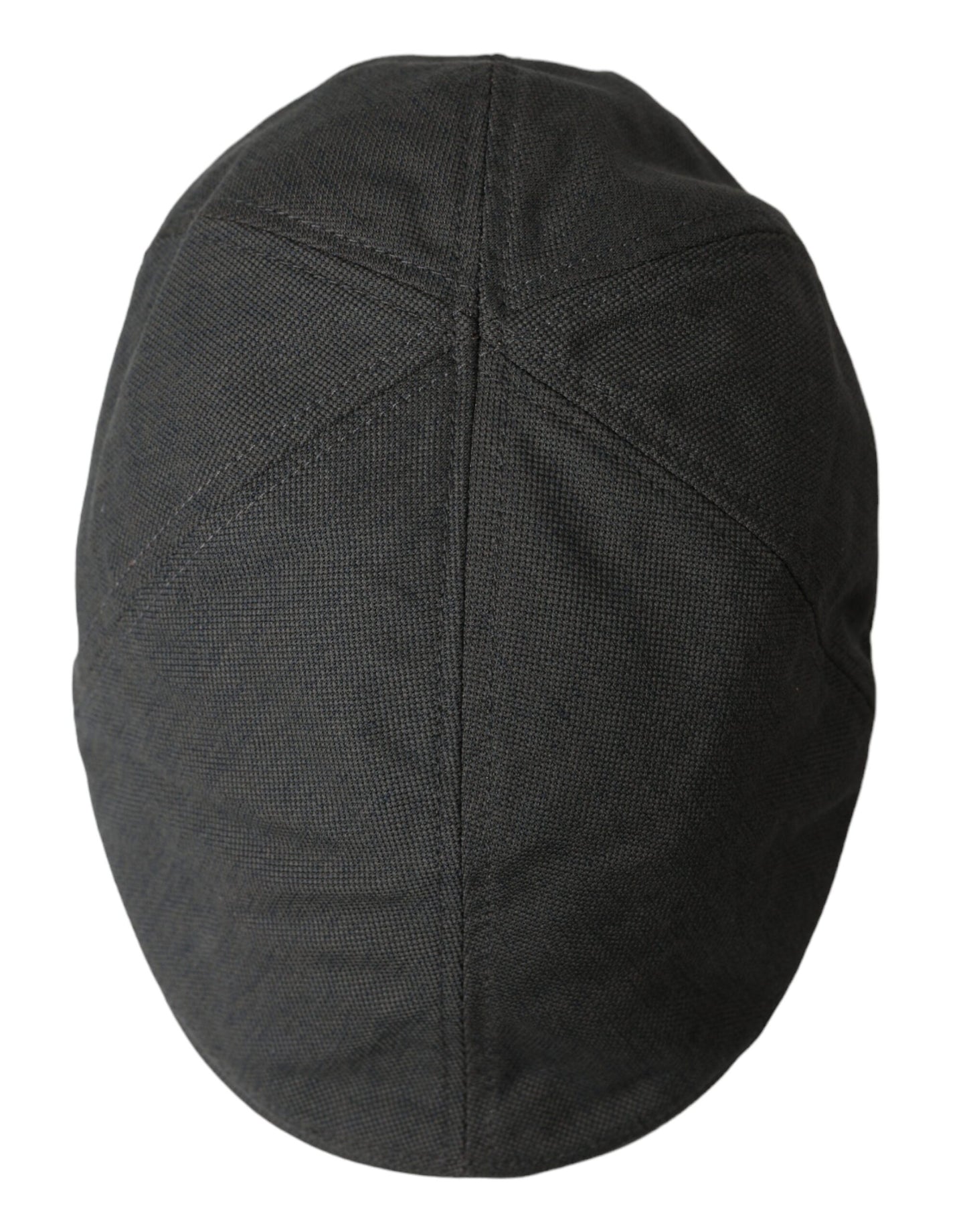 Gorra de vendedor de periódicos Dolce &amp; Gabbana de tela de nailon gris oscuro para hombre