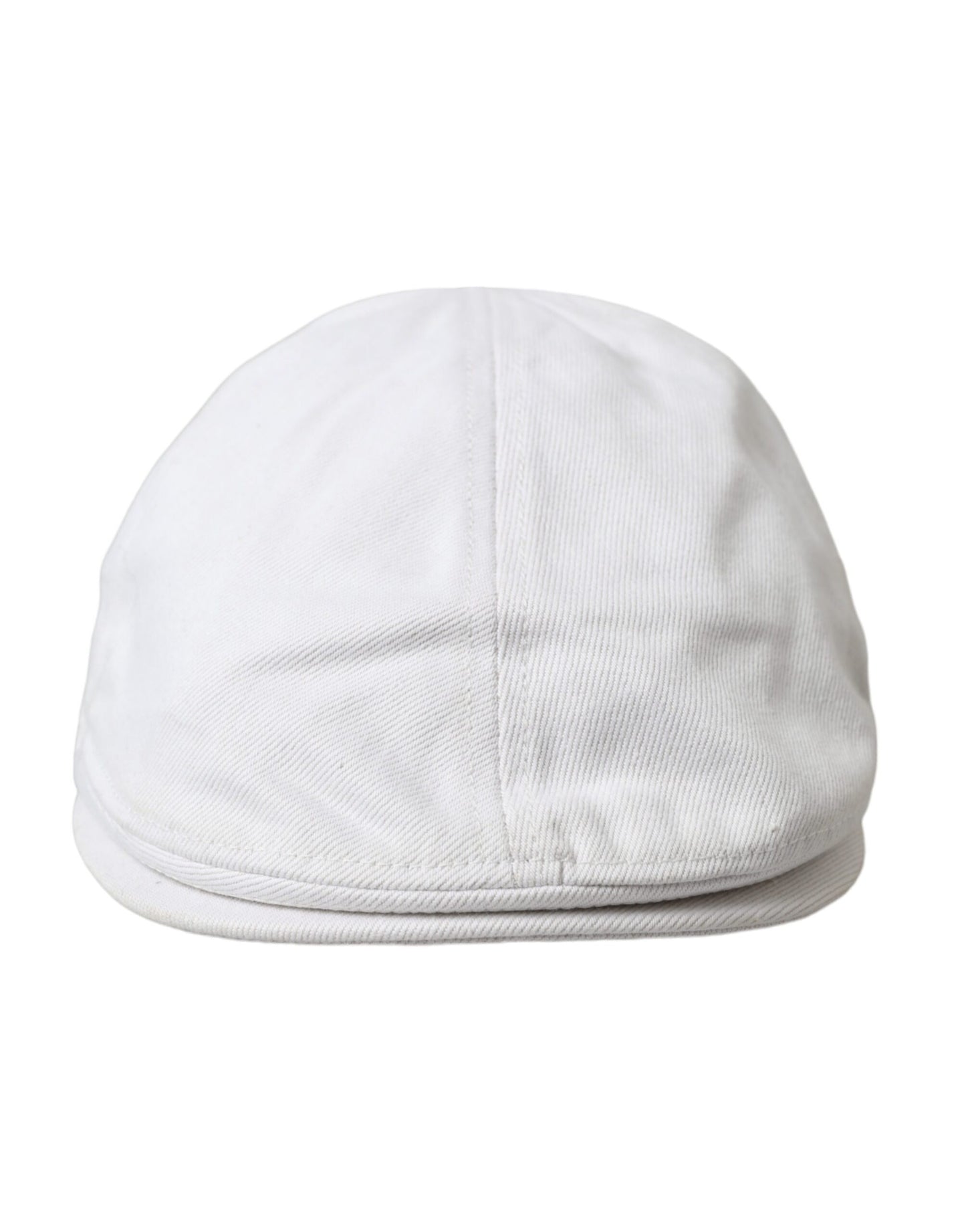 Gorra de vendedor de periódicos de tela de algodón blanca Dolce &amp; Gabbana para hombre