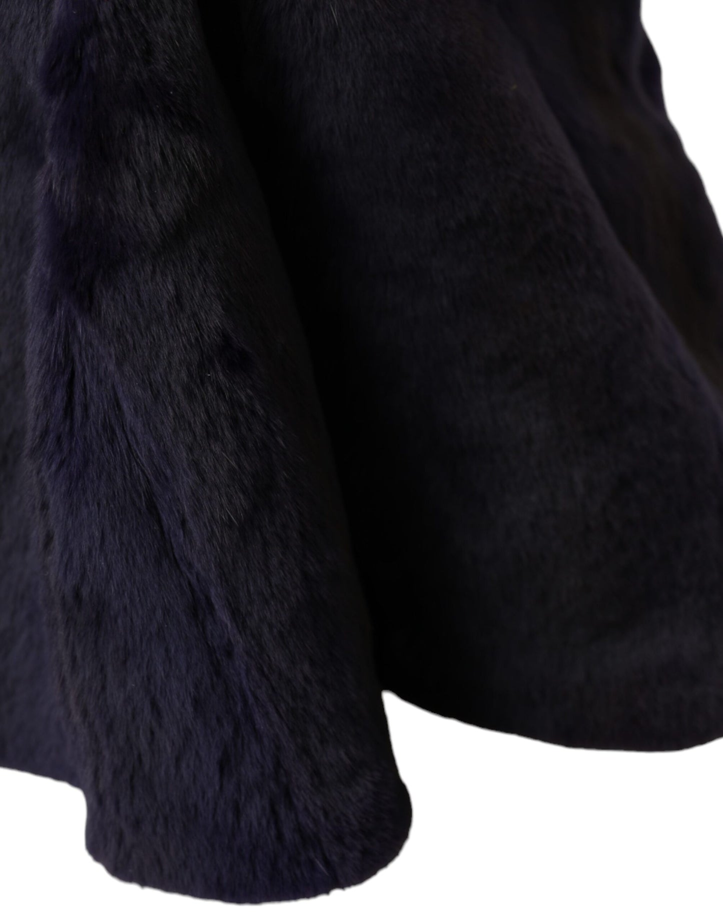 Gorro envolvente de piel de comadreja negra de Dolce &amp; Gabbana