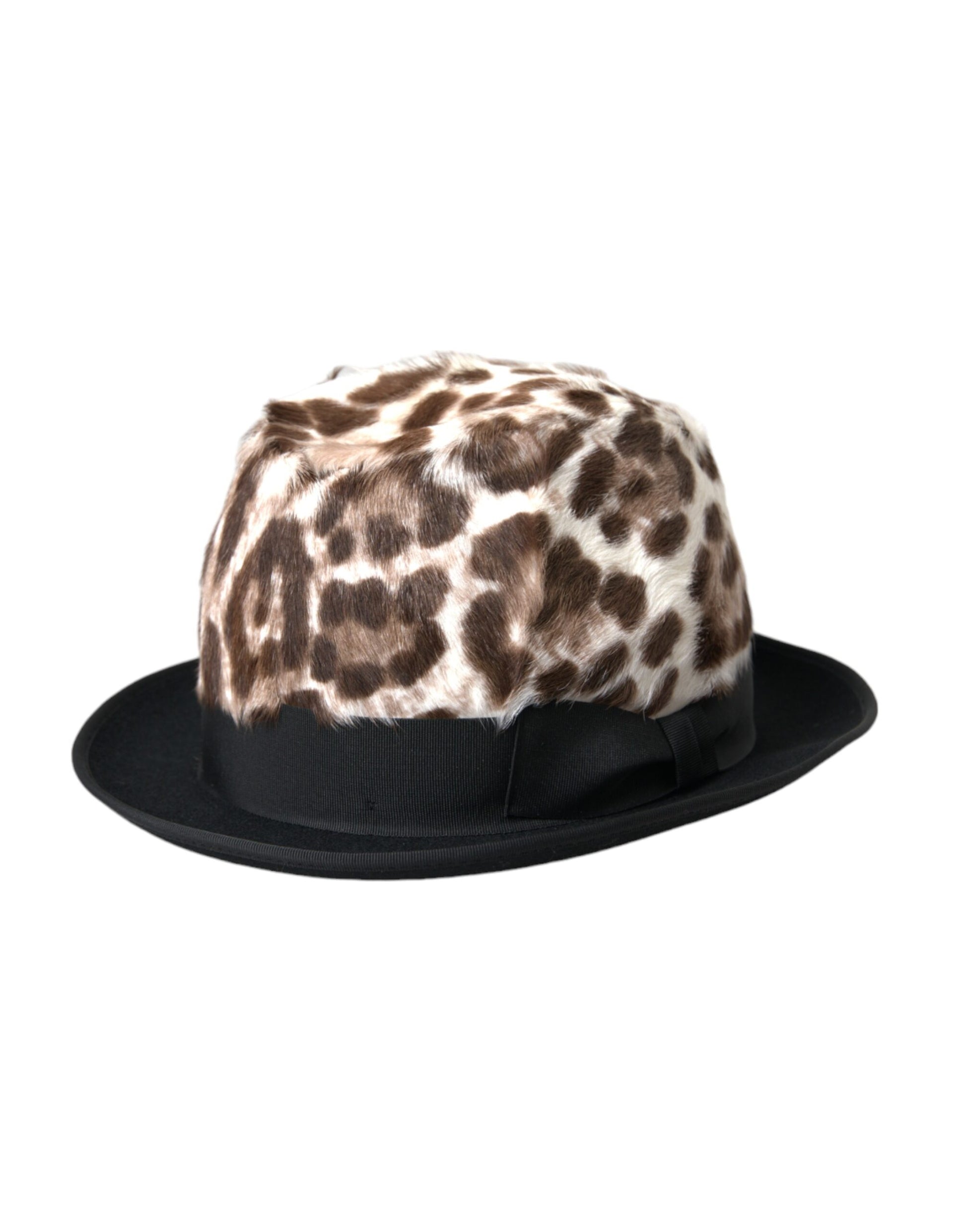 Sombrero Fedora Dolce &amp; Gabbana con estampado de leopardo multicolor para mujer