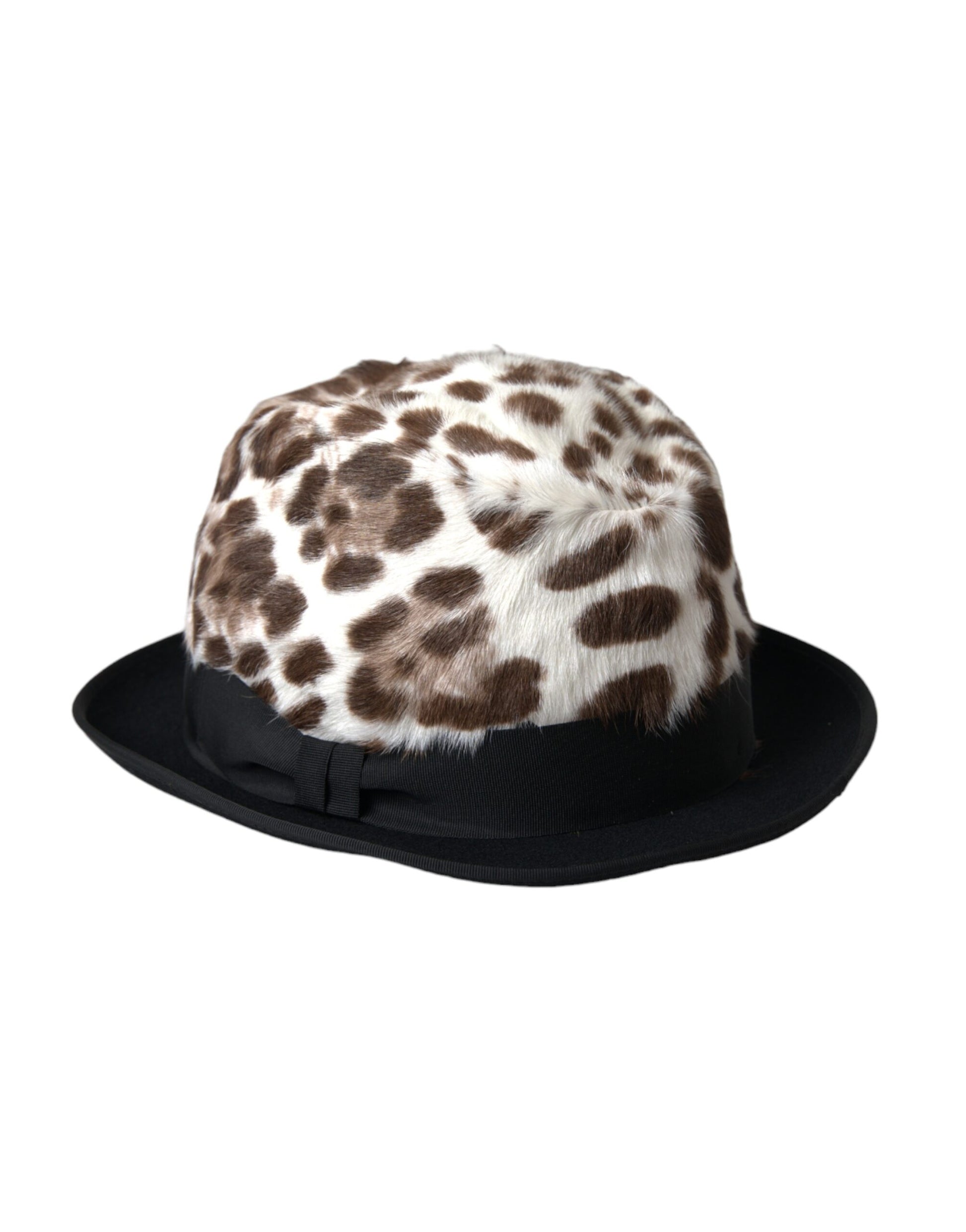 Sombrero Fedora Dolce &amp; Gabbana con estampado de leopardo multicolor para mujer