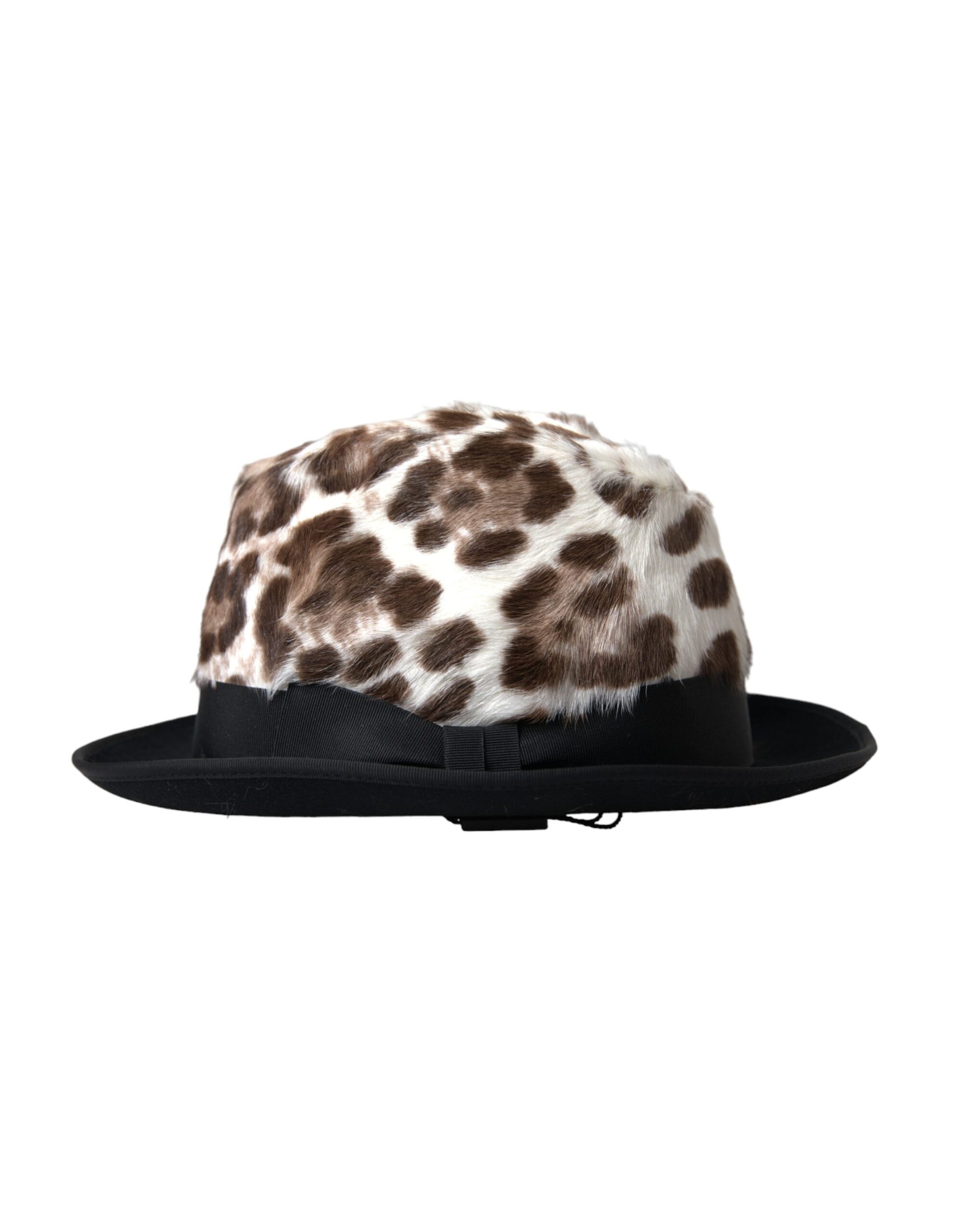 Sombrero Fedora Dolce &amp; Gabbana con estampado de leopardo multicolor para mujer