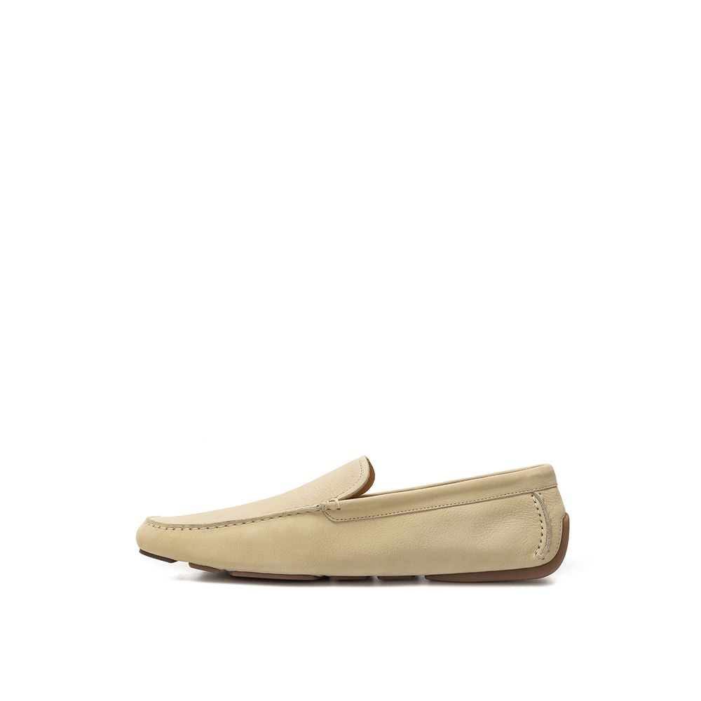 Mocasín de piel beige Bally