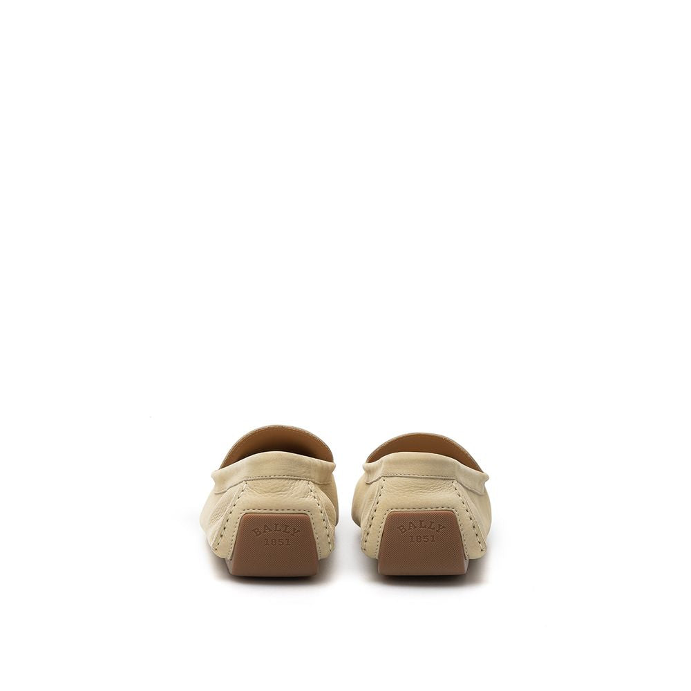 Mocasín de piel beige Bally