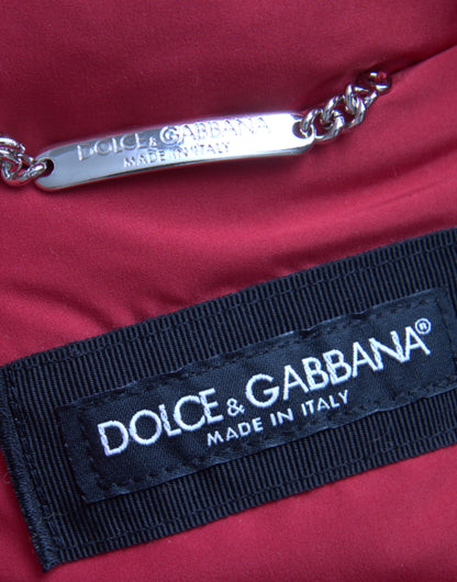 Chaqueta acolchada con capucha multicolor de Dolce &amp; Gabbana