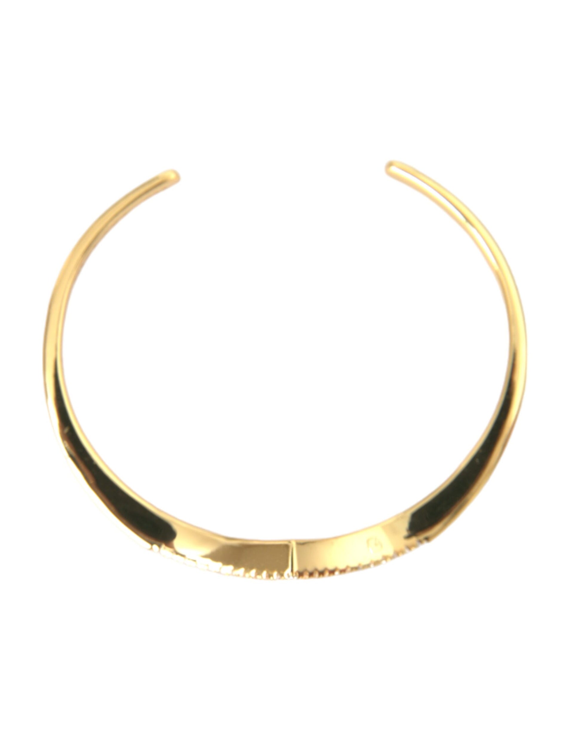 Brazalete Nialaya con alas arqueadas y circonita cúbica 925 Skyfall Gold