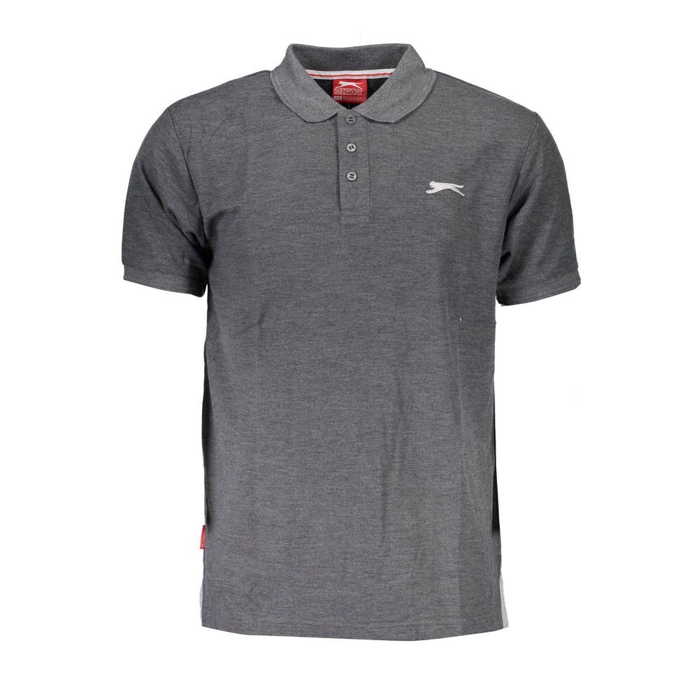 Polo de algodón gris Slazenger