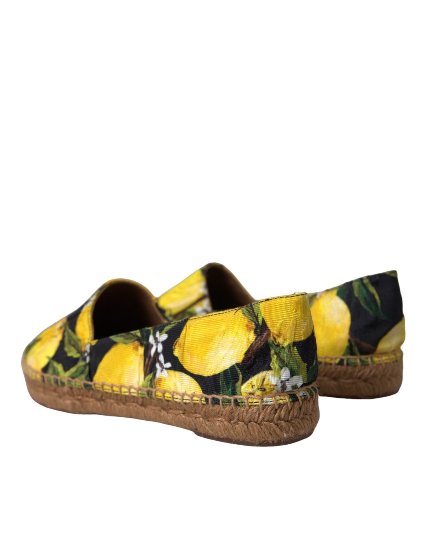 Alpargatas sin cordones con diseño de limón multicolor de Dolce &amp; Gabbana