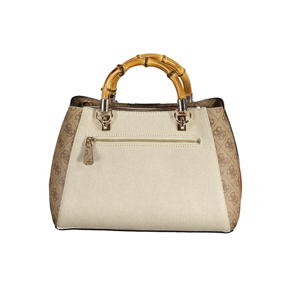 Beige Cotton Handbag