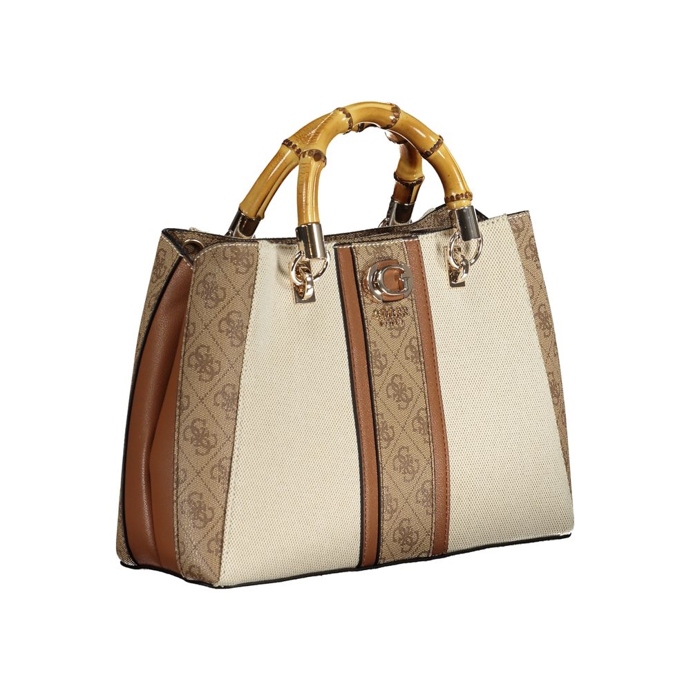 Beige Cotton Handbag