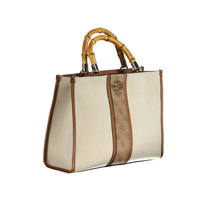 Bolso de algodón beige