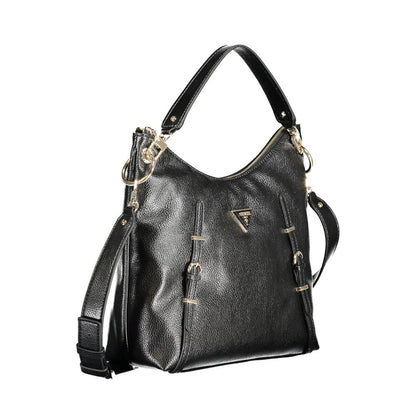 Bolso de mano de polietileno negro Guess Jeans