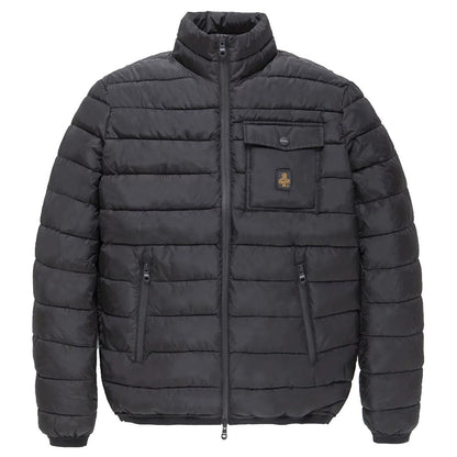 Chaqueta de nailon negra Refrigiwear para hombre