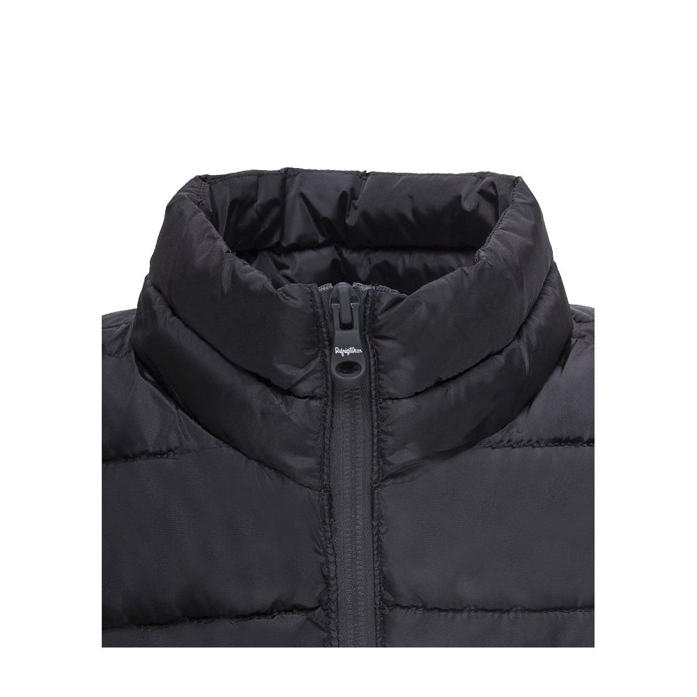 Chaqueta de nailon negra Refrigiwear para hombre