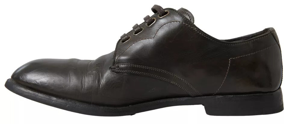 Zapatos de vestir formales de cuero verde para hombre de Dolce &amp; Gabbana