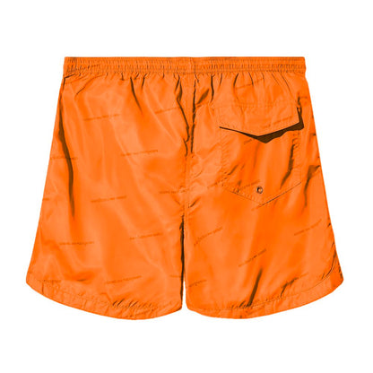 Traje de baño de poliéster color naranja Comme Des Fuckdown