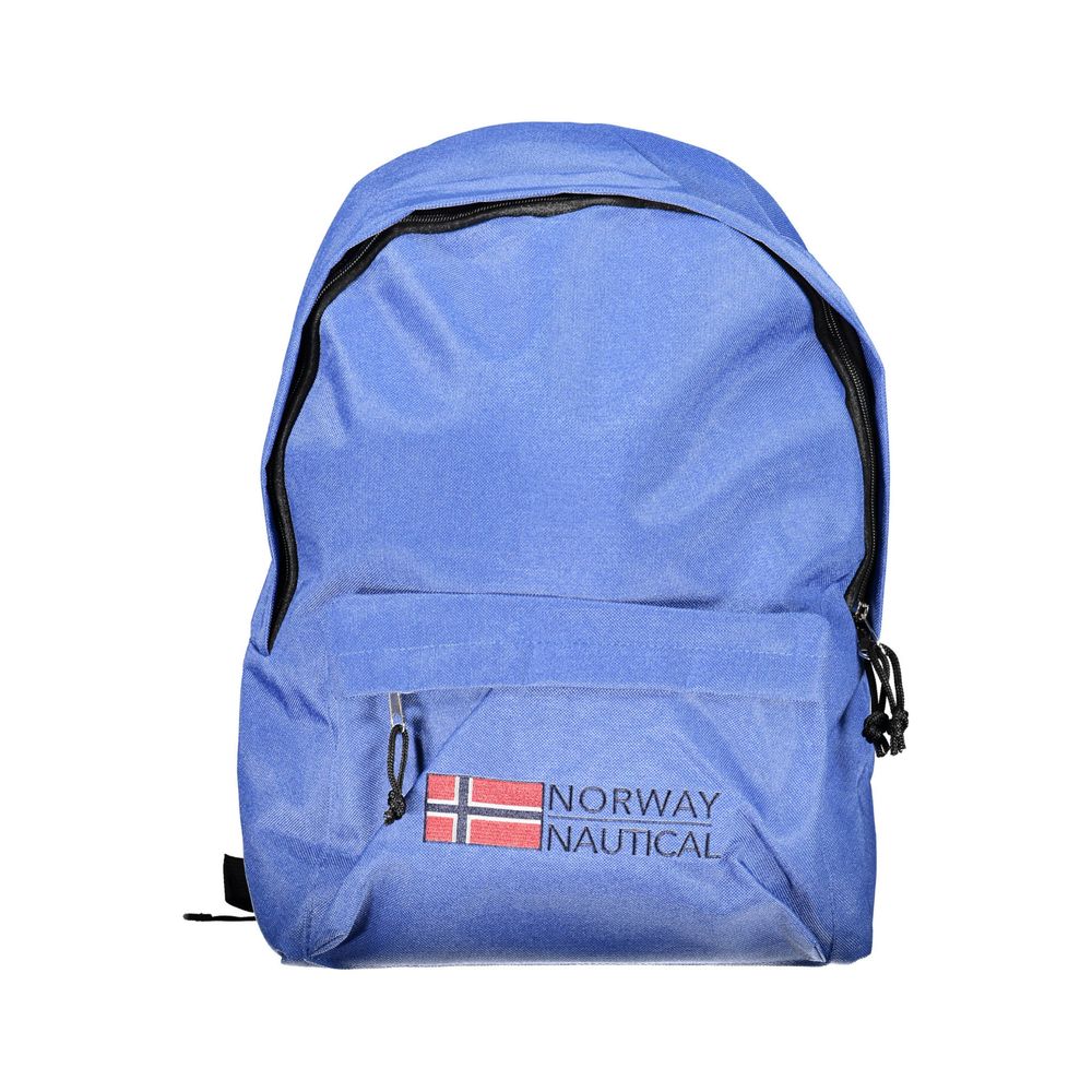 Mochila de poliéster azul de Noruega 1963