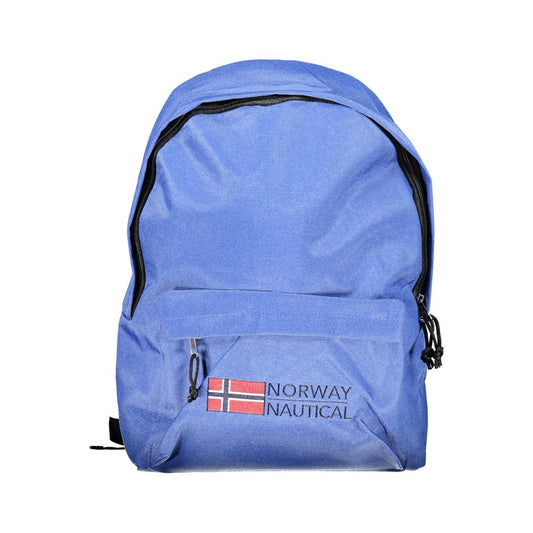 Mochila de poliéster azul de Noruega 1963