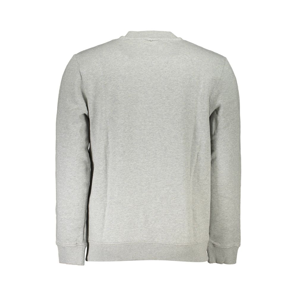 Sudadera de polar con cuello redondo y diseño chic en gris de Napapijri