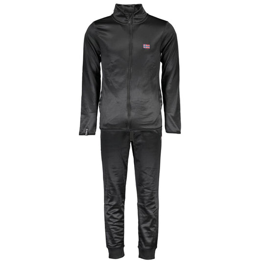 Chándal elegante negro con detalles de logotipo de Noruega 1963