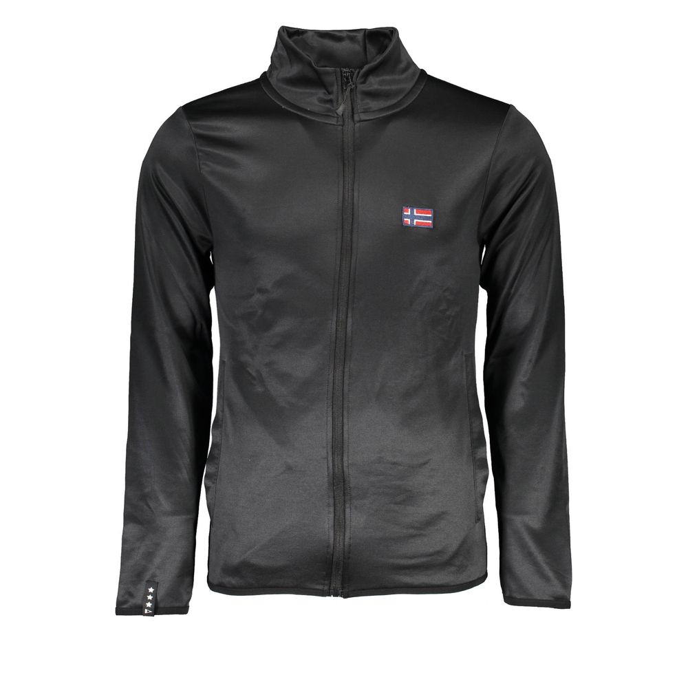 Chándal elegante negro con detalles de logotipo de Noruega 1963