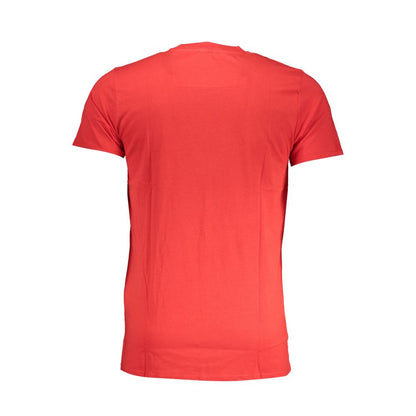 Camiseta de algodón roja de la clase Cavalli
