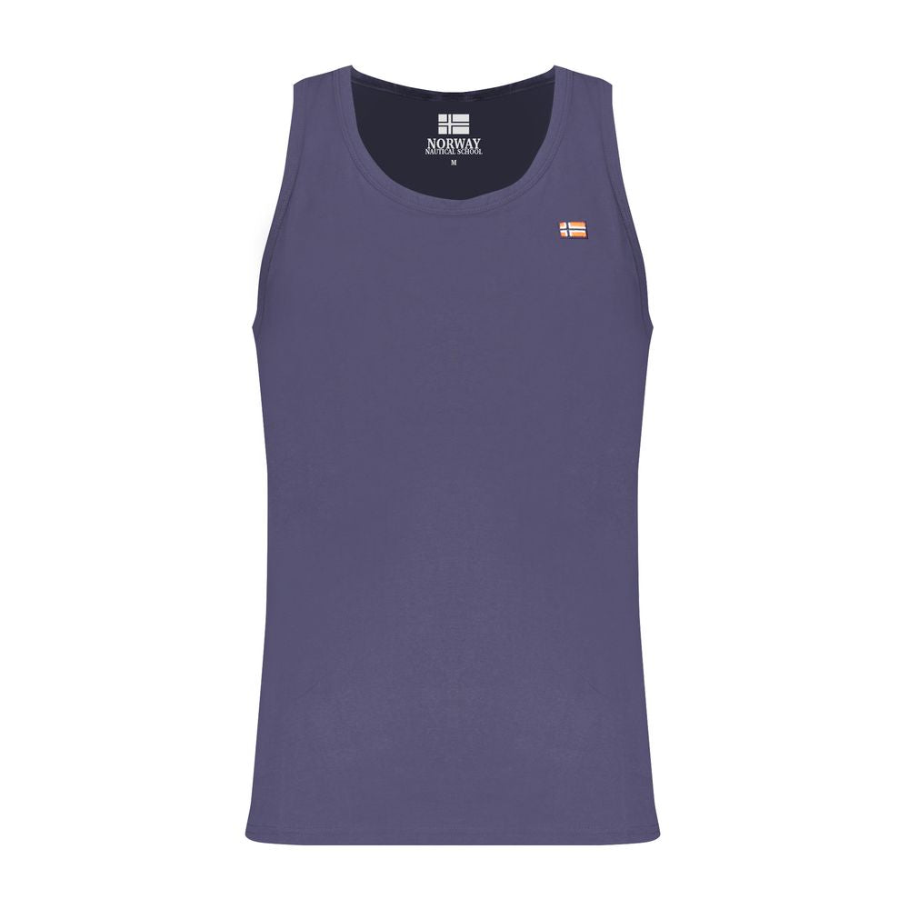 Camisa de algodón azul de Noruega 1963