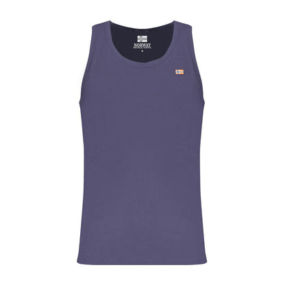 Camisa de algodón azul de Noruega 1963