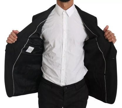 Blazer formal de botonadura sencilla en color negro de Dolce &amp; Gabbana