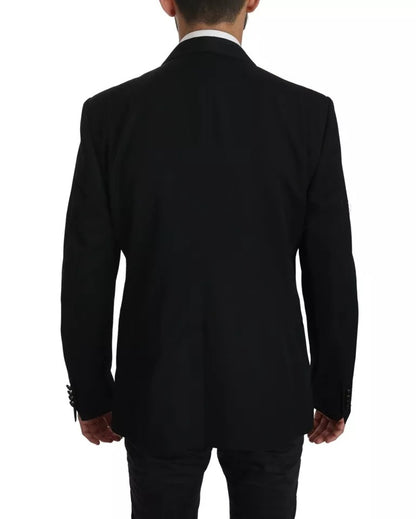 Blazer formal de botonadura sencilla en color negro de Dolce &amp; Gabbana