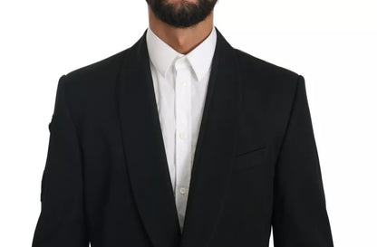 Blazer formal de botonadura sencilla en color negro de Dolce &amp; Gabbana