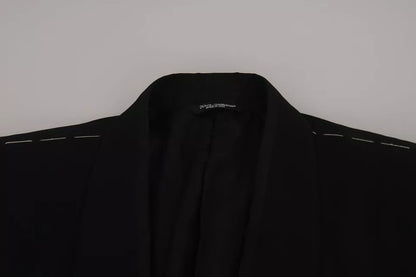 Blazer formal de botonadura sencilla en color negro de Dolce &amp; Gabbana
