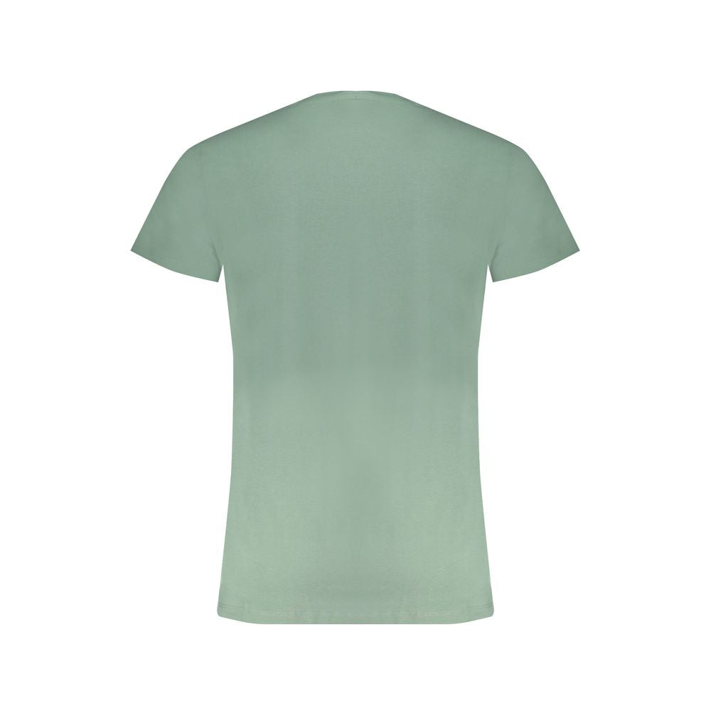 Camiseta de algodón verde Trussardi