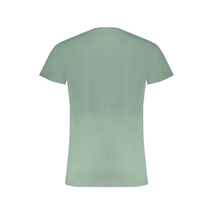 Camiseta de algodón verde Trussardi