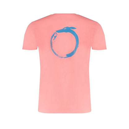 Camiseta de algodón rosa Trussardi