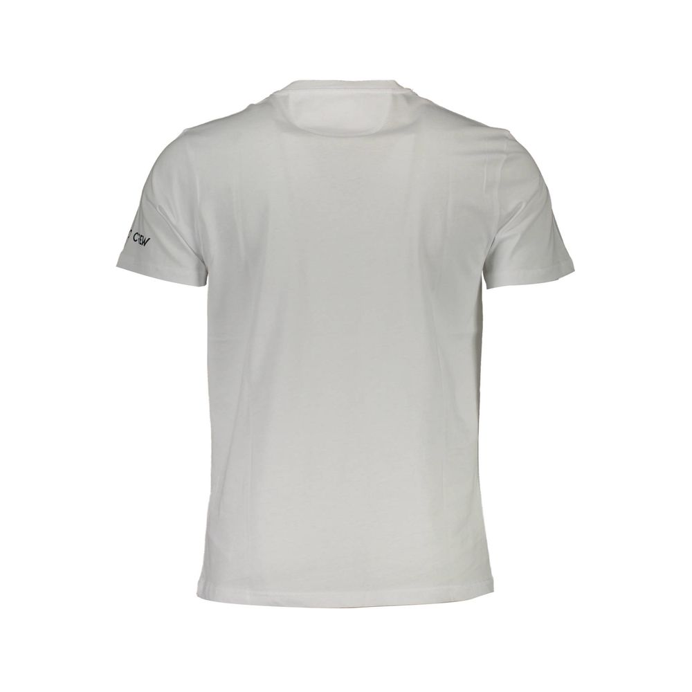 Camiseta blanca con logotipo bordado de La Martina para hombre
