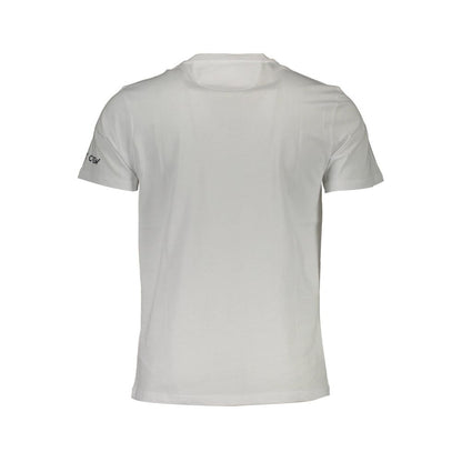 Camiseta blanca con logotipo bordado de La Martina para hombre