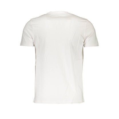 Camiseta blanca elegante de cuello redondo con detalle de logotipo de North Sails