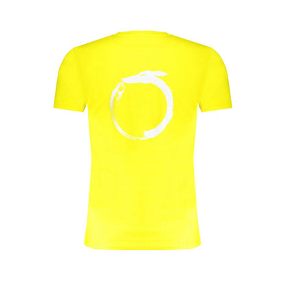 Camiseta de algodón amarilla Trussardi