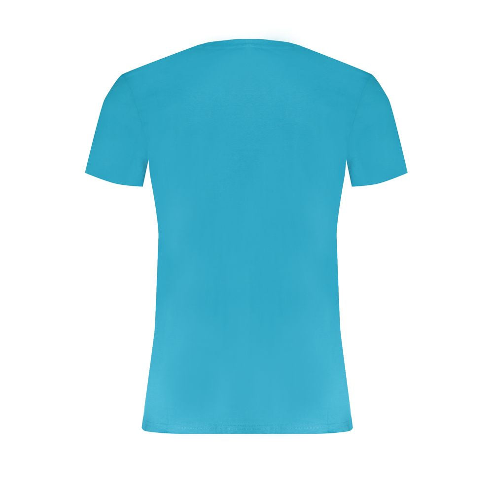 Camiseta de algodón azul claro de Trussardi