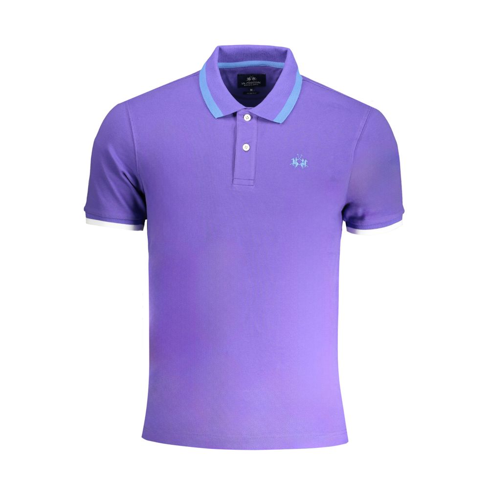 La Martina Polo De Algodón Morado