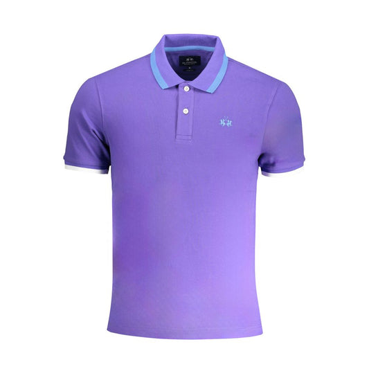 La Martina Polo De Algodón Morado