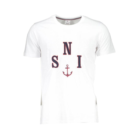 Camiseta Scuola Nautica de algodón blanca
