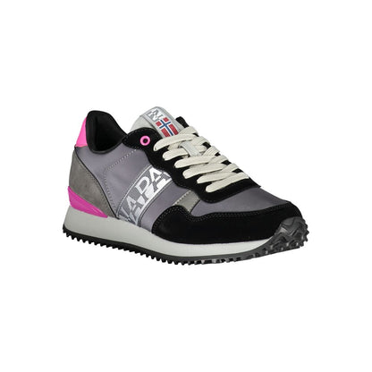 Zapatillas con cordones en contraste en gris Napapijri Chic