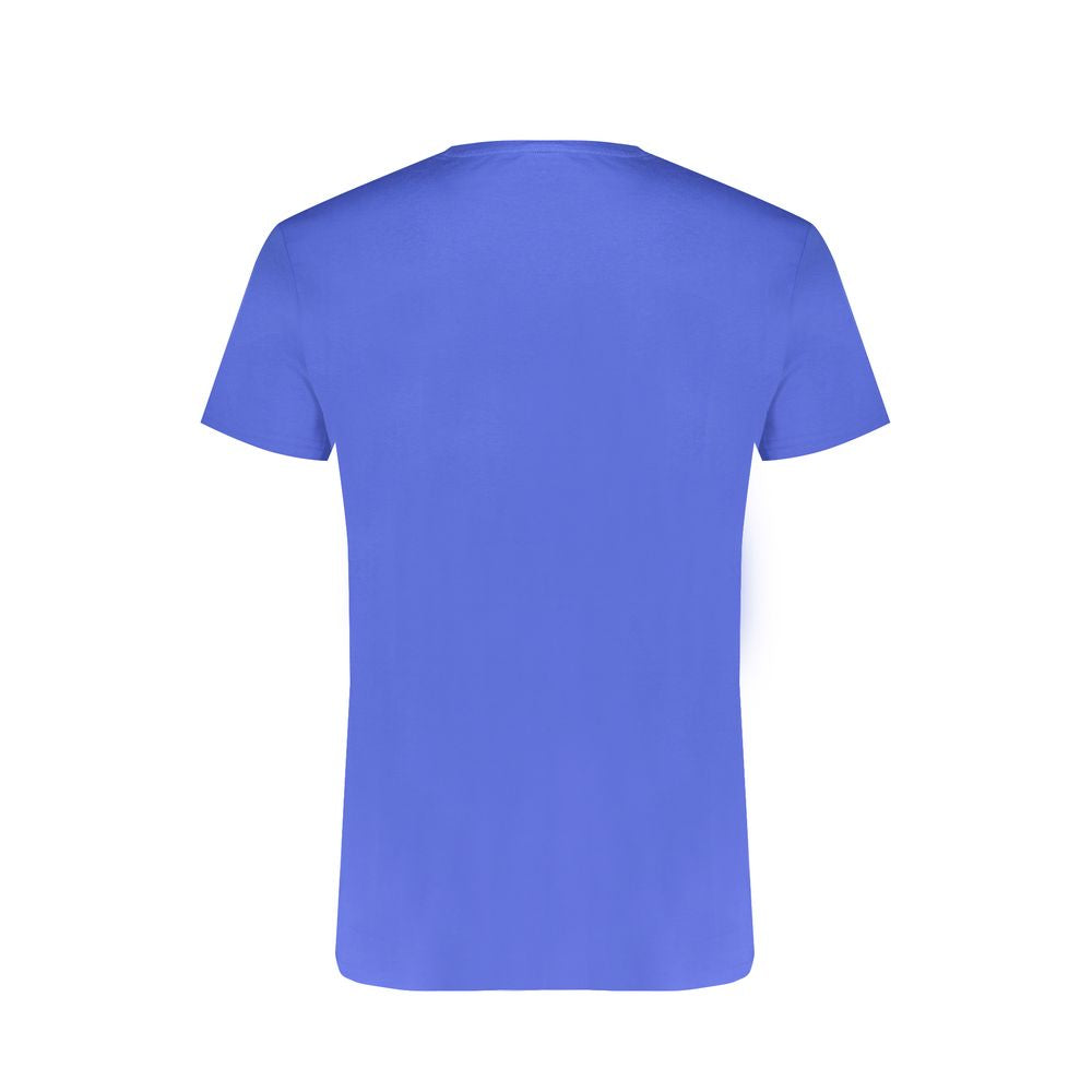 Camiseta de algodón azul Trussardi
